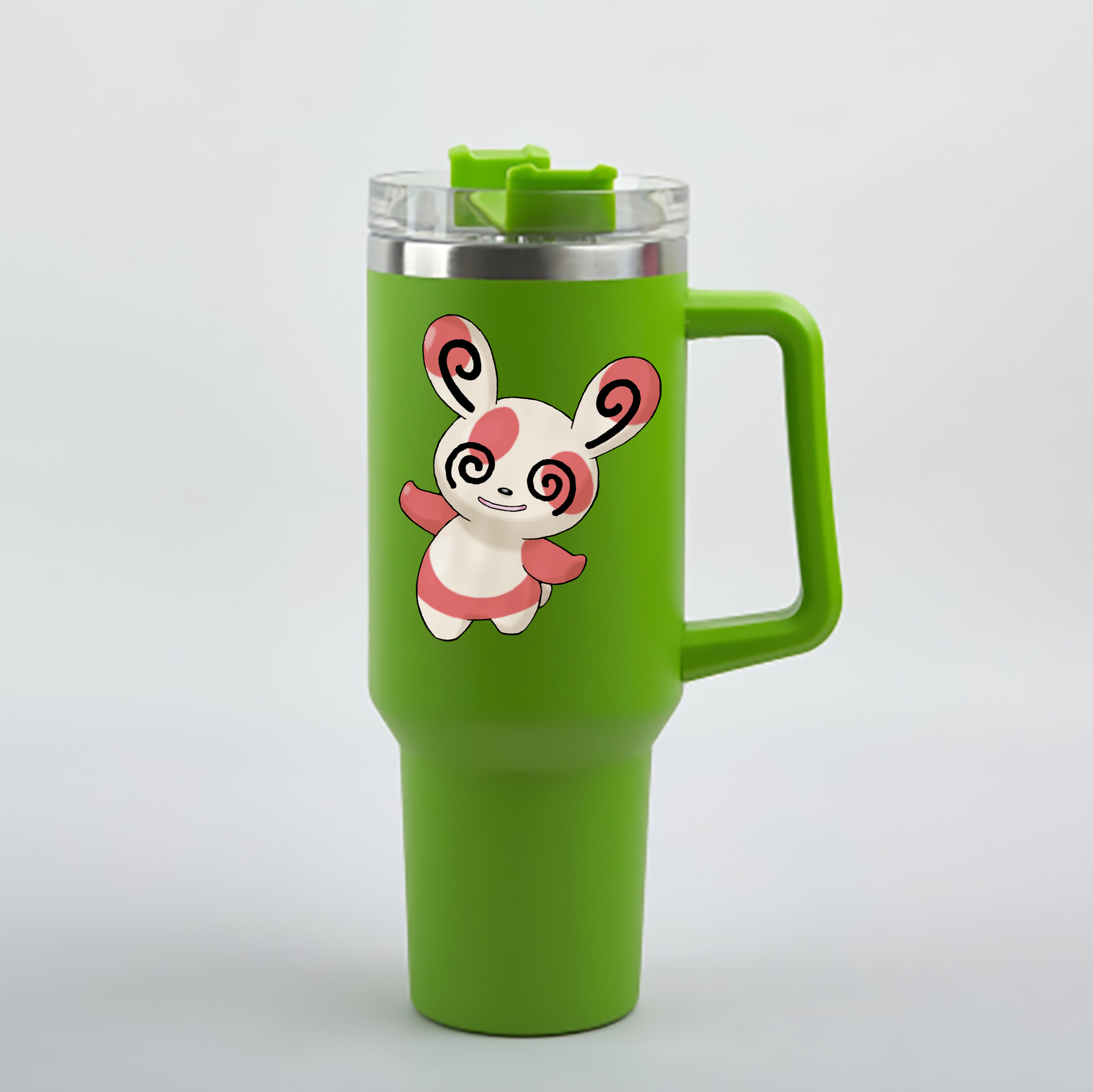 （画像用） ポケットモンスター Pokémon 1200mL車用タンブラー - クリスタルステッカー（プラスチックストロー付き）